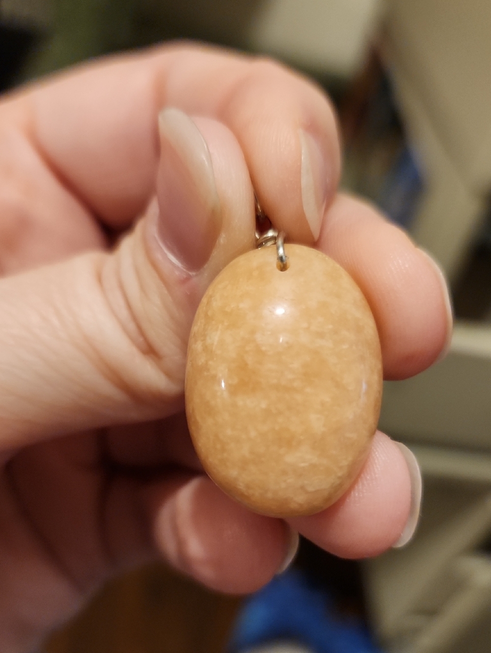 Peach Moonstone Pendant